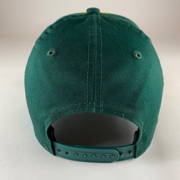 Oakland Athletics MLB Green Gold New Era 9Forty Snapback Adjustable Hat - Picture 3 of 6
